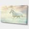 Designart - Fantasy White Horse - Animal Canvas Art Print